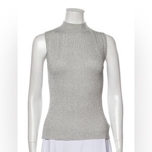 Silver metallic Snidel top - XS